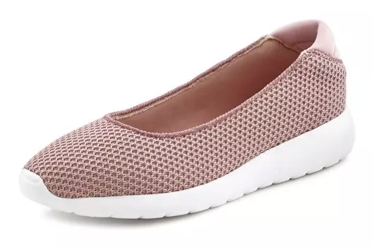Балетки LASCANA Ballet Flats, темно-розовый