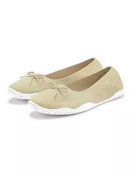 Балетки LASCANA, бежевый