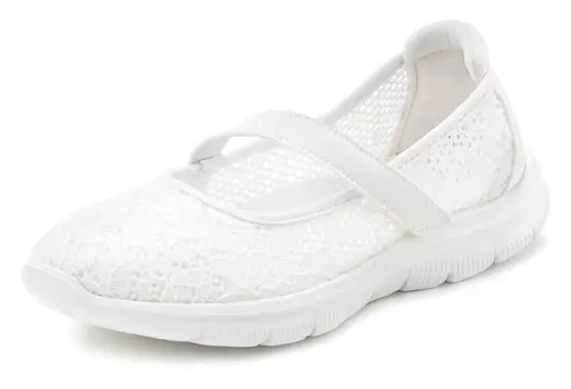 Балетки LASCANA Classic Flats, белый