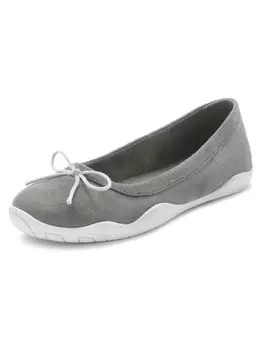 Балетки LASCANA, светло-серый