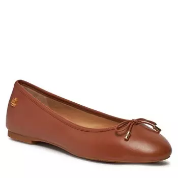 Балетки Lauren Ralph Lauren, коричневый