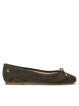 Балетки Lauren Ralph Lauren, зеленый