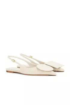 Балетки Les Slingbacks Duelo P Jacquemus, цвет Light Greige