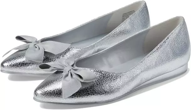 Балетки Lily Bow Kenneth Cole Reaction, цвет Silver Metallic