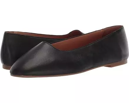 Балетки Madewell Corina Square Toe Flat, реальный черный