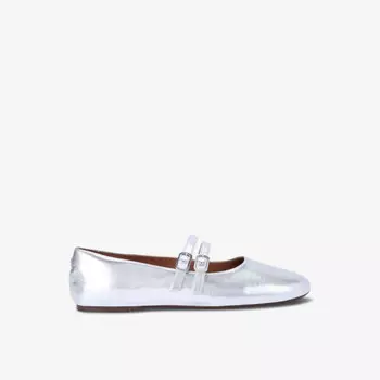 Балетки Magic Mary-Jane из искусственной кожи Kg Kurt Geiger, серебряный