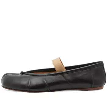 Балетки Maison Margiela Tabi Ballerina, черный