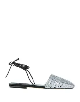 Балетки Malloni, серебро