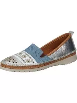 Балетки manitu, серебряный