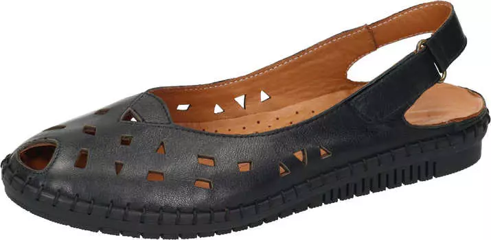 Балетки manitu Sling, черный