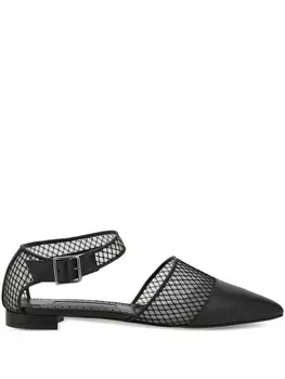 Балетки Manolo Blahnik Jatelahflat, черный