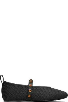 Балетки Мэри Джейн из соломы Black Spire rag & bone