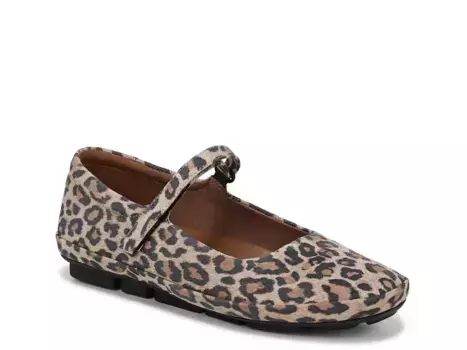 Балетки Mary Jane Naturalizer, Tan/Brown/Black Leopard Print