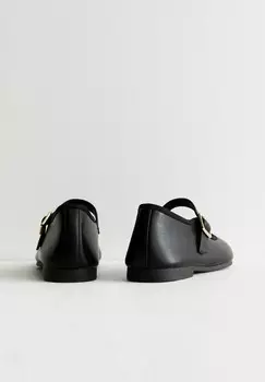 Балетки MARY JANE New Look, черный