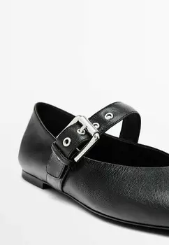 Балетки Massimo Dutti, черный