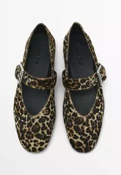 Балетки Massimo Dutti, коричневый