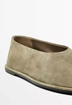 Балетки Massimo Dutti, светло-коричневый