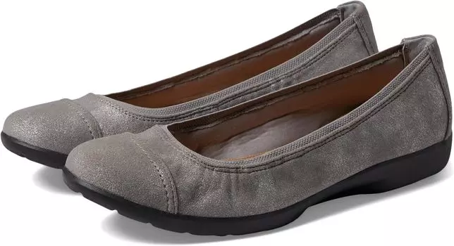 Балетки Meadow Opal Clarks, цвет Pewter Metallic