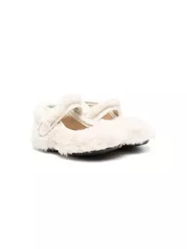 Балетки меховые Florens, белый
