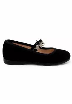 Балетки MERCEDITAS ELSTICO ESTRELLITAS Pisamonas, цвет black