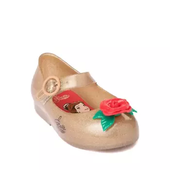 Балетки Mini Melissa + Disney Sweet Love Princess Ballet Flat, цвет Gold/Red
