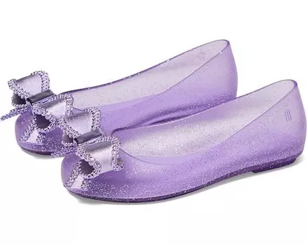Балетки Mini Melissa Sweet Love INF, цвет Lilac/Metallic Violet