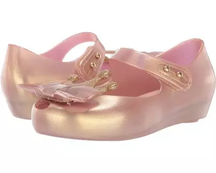 Балетки Mini Melissa Ultragirl Princess Me BB, цвет Metallic Pink