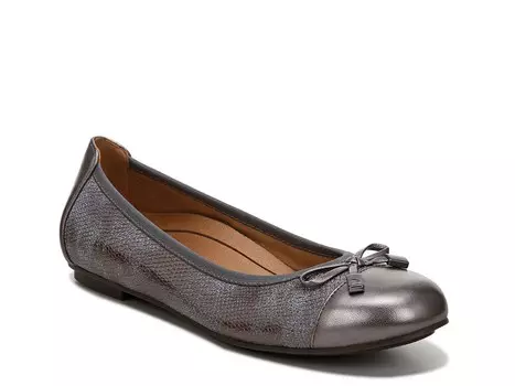 Балетки Minna Vionic, оловянный змеиный принт