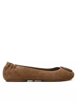 Балетки Minnie 57247 Tory Burch, коричневый