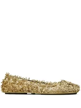 Балетки Minnie Travel Tory Burch, золотой