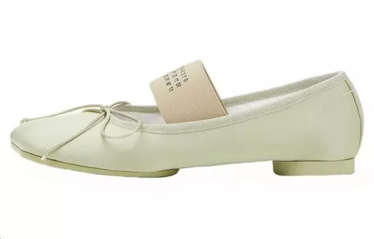 Балетки Mm6 Maison Margiela, светло-зеленый