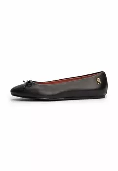 Балетки MONOGRAM BOW Tommy Hilfiger, черный