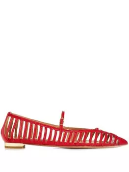 Балетки Moonlight Aquazzura, красный