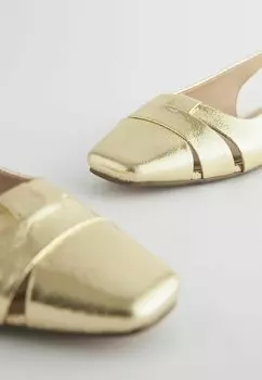 Балетки на каблуке Forever Comfort Next, золотой
