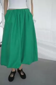 Балетки на шнуровке ZARA, черный
