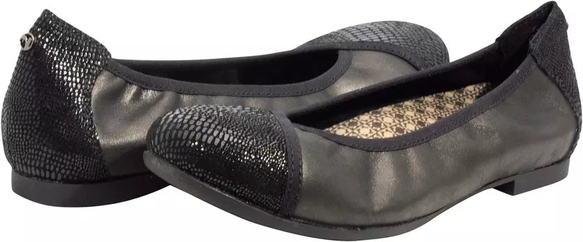 Балетки Nairobi Revere, цвет Black Lizard/Onyx