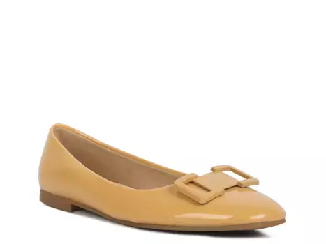 Балетки Nek Flat London Rag, цвет tanpatent