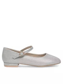 Балетки Nelli Blu, серебряный