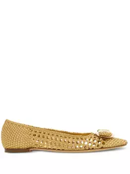 Балетки New Vara Ferragamo, золотой