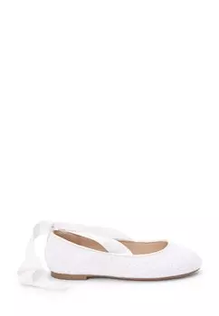 Балетки Next, цвет white glitter