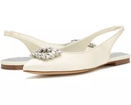 Балетки Nine West Blingy 7, цвет Ivory Satin