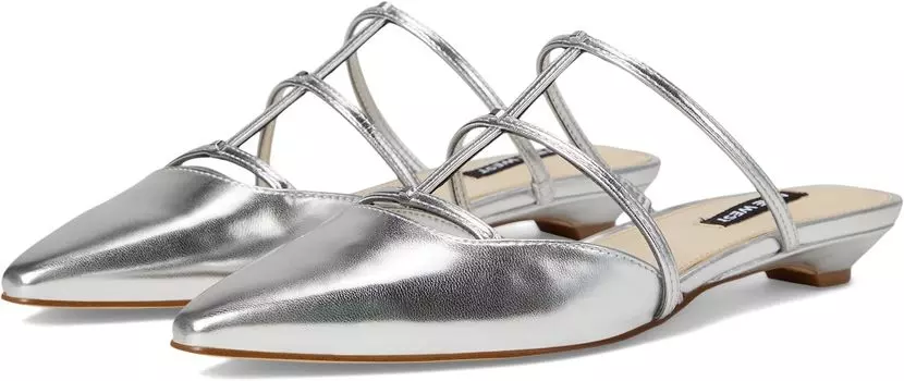 Балетки Nine West Paoly, серебряный