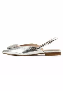 Балетки Ofelia Dansi, серый металлик