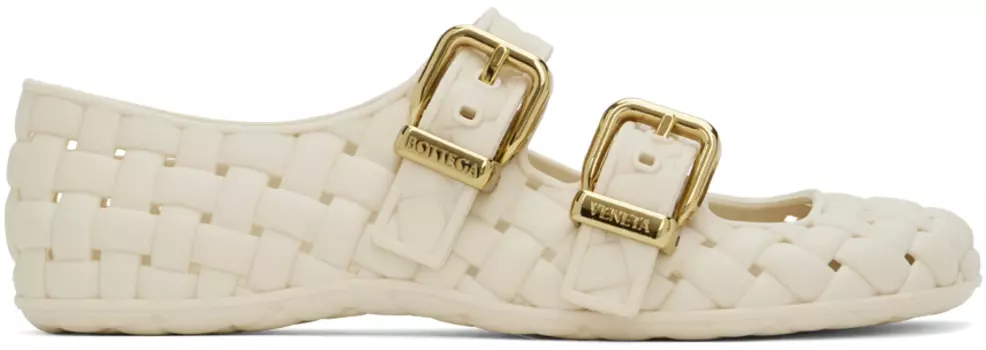 Балетки Off-White Amy Mary-Jane Bottega Veneta