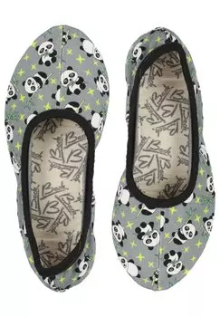 Балетки PANDABR Beck, цвет grey