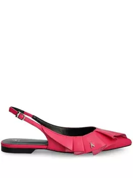 Балетки Patrizia Pepe с рюшами, розовый