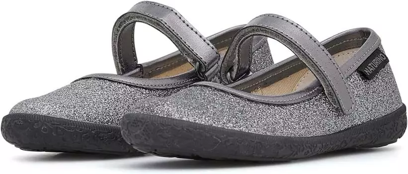 Балетки Pavia Naturino, цвет Acciaio Glitter