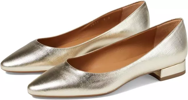 Балетки Penina Saffiano Metallic Skimmer Aquatalia, цвет Platino