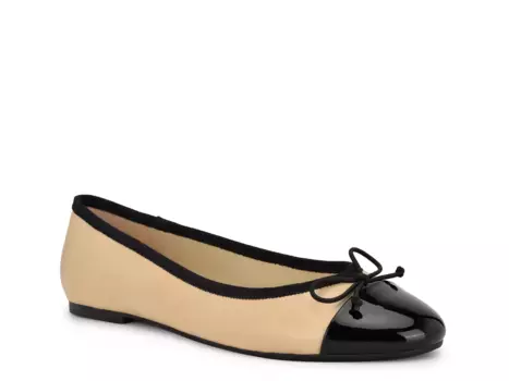 Балетки Prosep Ballet Flat Nine West, цвет beigeleather_syntheticpatent