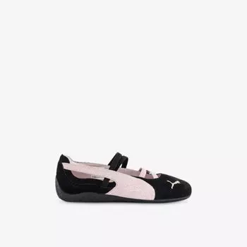 Балетки Puma Speedcat из замши с низким верхом, черный